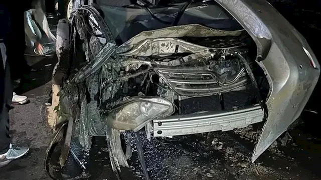 حادث انقلاب سيارة