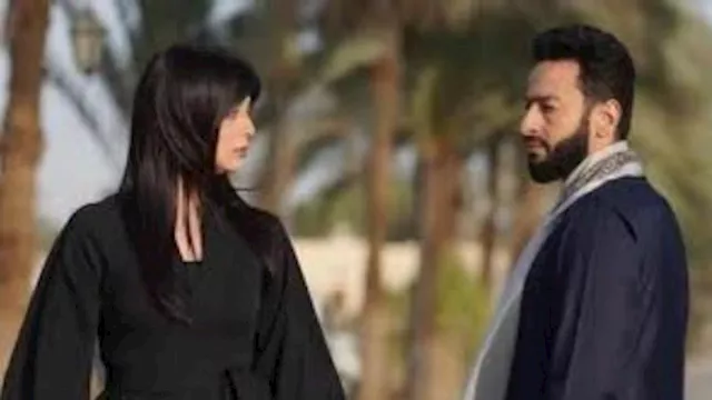 حمادة هلال وهبة مجدي في كواليس مسلسل المداح