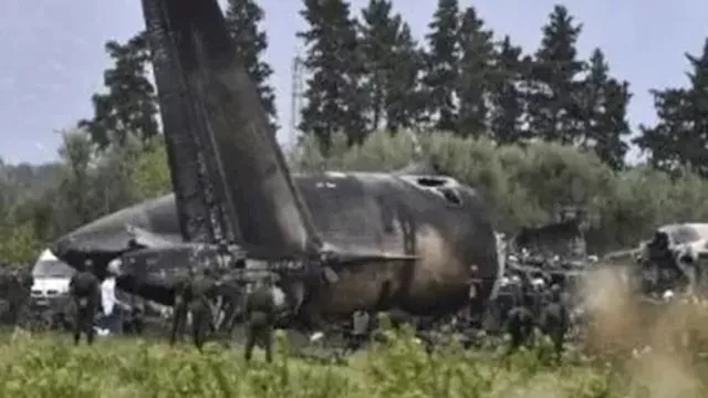 تحطم طائرة نقل عسكرية جزائرية - أرشيفية