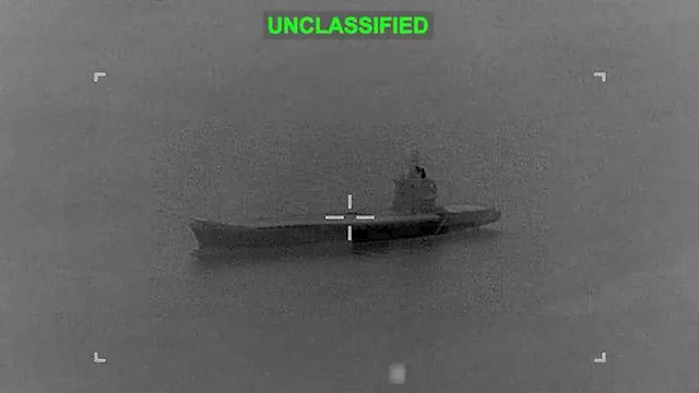 صورة من الفيديو الذي نشرته القيادة المركزية الأمري