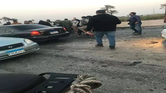 حادث تصادم سيارتين - أرشيفية