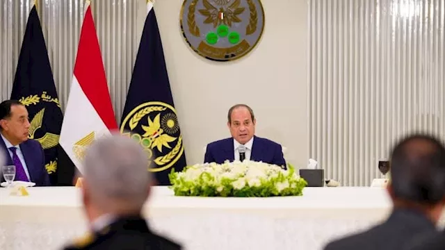 السيسي في حفل إفطار أكاديمية الشرطة