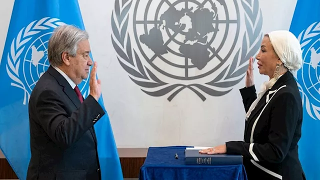 ياسمين فؤاد تؤدي اليمين بالأمم المتحدة