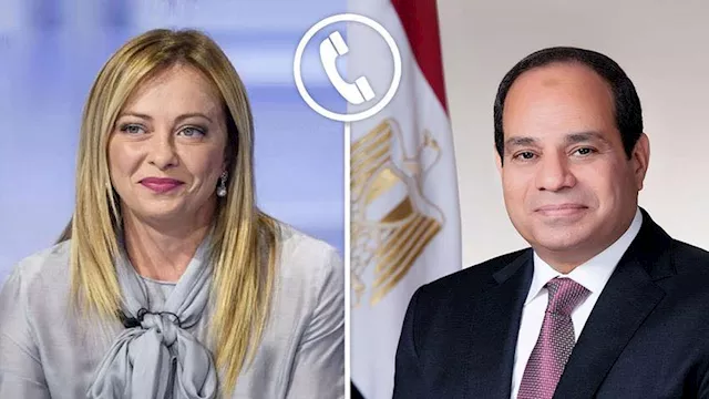 الرئيس السيسي ورئيسة وزراء إيطاليا