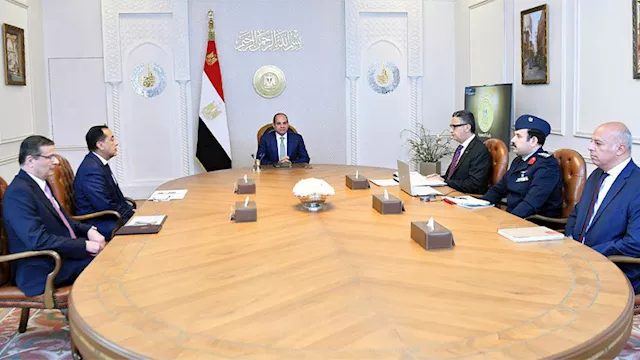 الرئيس عبدالفتاح السيسي خلال الإجتماع