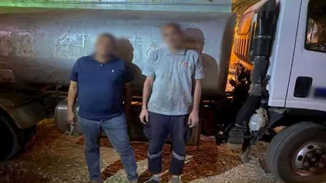 المتهمين عفب القبض عليهم