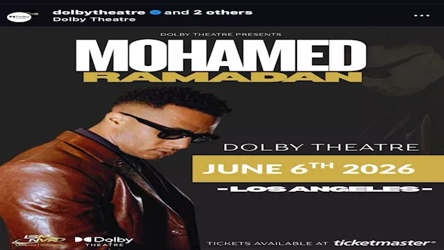 محمد رمضان يحيي حفلا غنائيا على مسرح دولبي في أمري