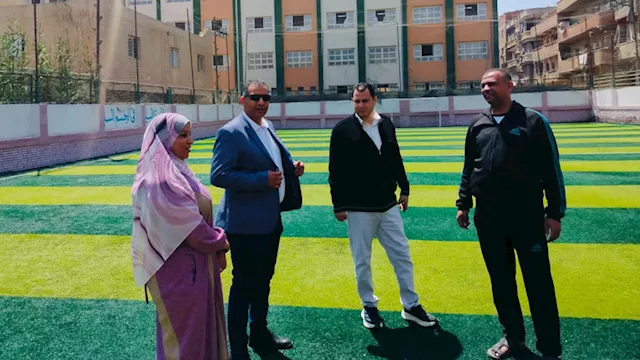 جانب من جولة مدير الشباب والرياضة بالقليوبية