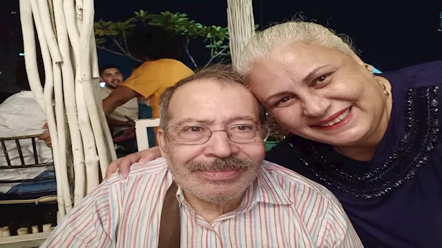 سامي عبدالحليم وزوجته