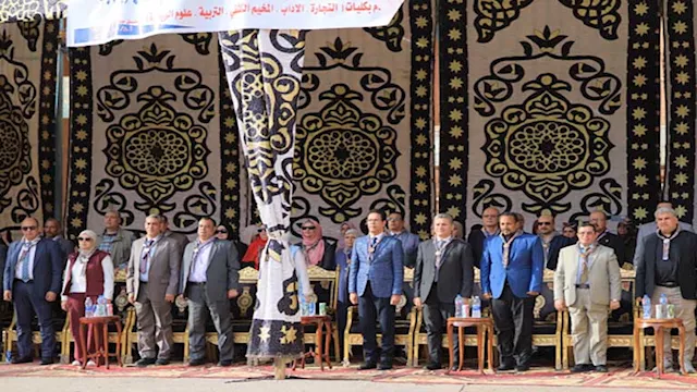 رئيس جامعة بنها يفتتح المهرجان الكشفي الرابع والعش