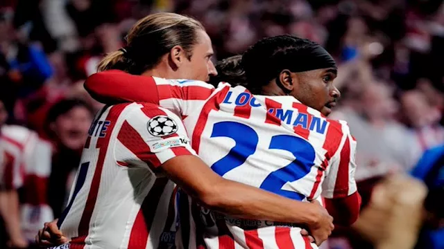 خلال مباراة أتلتيكو وبرشلونة