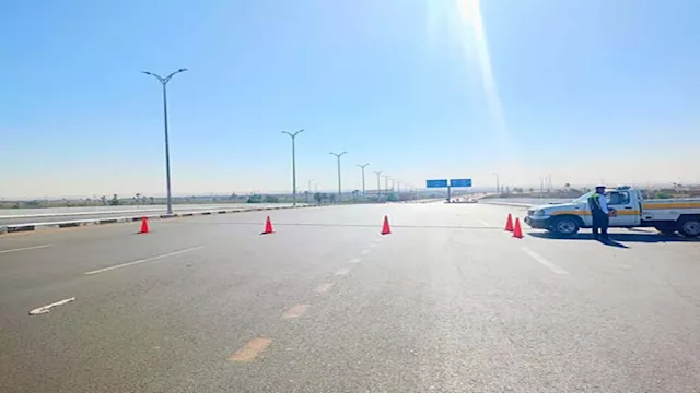 تحويلات مرورية بطريق مصر أسوان لرفع كمر القطار الك