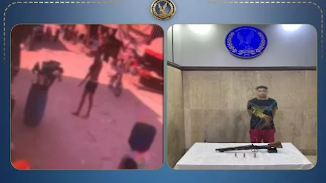 مشادة تنتهي بإشهار سلاح ناري وإثارة الذعر في حلوان