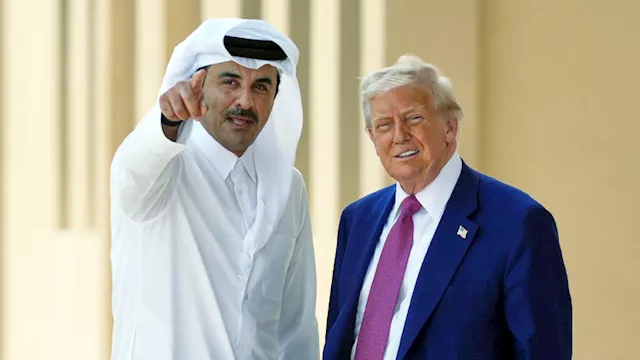 ترامب وتميم بن حمد 