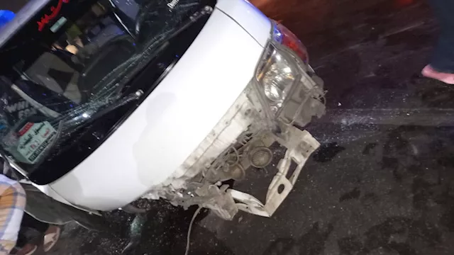 انقلاب ميكروباص بالبحيرة