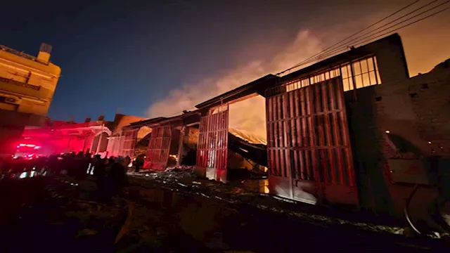 حريق بمصنع ورق إثر انفجار أنبوبة بأكتوبر