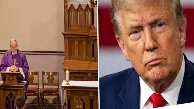 دعاء كاهن أيرلندي على ترامب