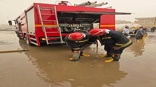 السيطرة على حريق داخل مكتب شركة بالشيخ زايد