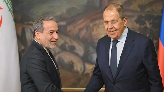 عباس عراقجي ونظيره الروسي سيرجي لافروف