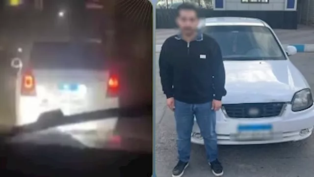 فيديو سائق يؤدي حركات استعراضية في البحيرة