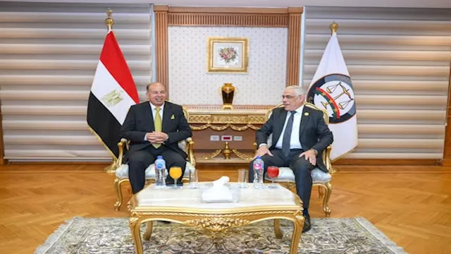 لقاء النائب العام ورئيس جامعة المنصورة