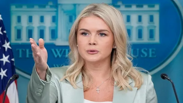 المتحدثة باسم البيت الأبيض كارولين ليفيت