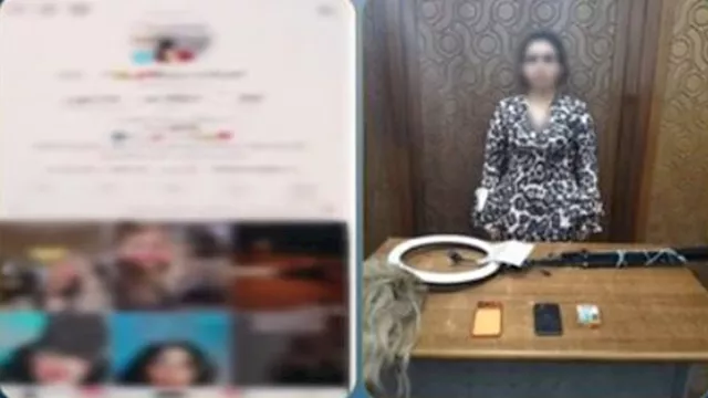 سقوط صانعة محتوى فيديوهات الإثارة بالمنتزه