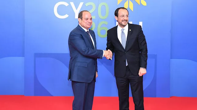 الرئيس السيسي وكريستودوليدس 