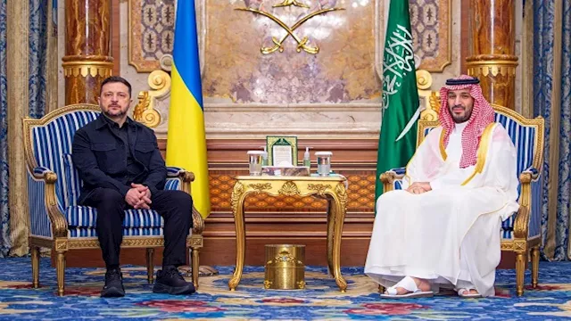 ولي العهد السعودي ورئيس أوكرانيا
