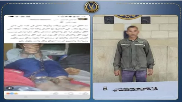 أب يقيد طفله بسلسلة داخل المنزل والداخلية تتدخل