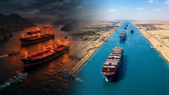 قناة السويس وهرمز (AI)