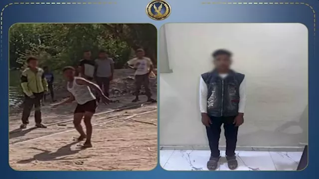 ضبط طفل ألقى حجارة على قطار بقنا