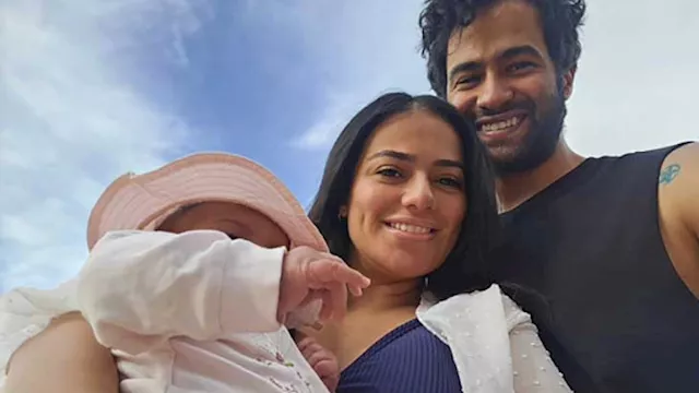 ثراء جبيل مع زوجها وابنتهما في أحدث ظهور