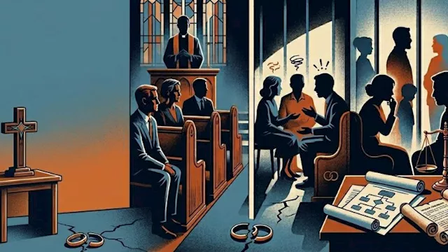 قانون الأحوال الشخصية للمسيحيين- تصميم بالذكاء الا