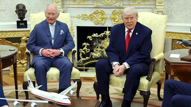 ترامب والملك تشارلز في البيت الأبيض
