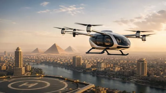 التاكسي الطائر يبدأ رحلته بمصر - تعبيرية