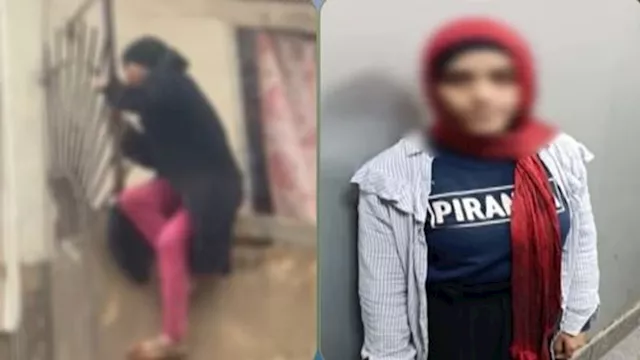 الداخلية تكشف تفاصيل فيديو لمحاولة إلقاء فتاة نفسه