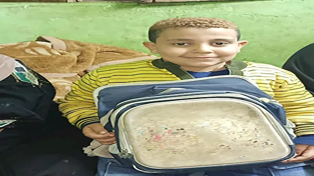 طفل الشنطة الضائعة بالمنيا 