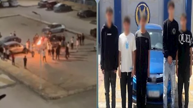 القبض على 5 طلاب استعرضوا بالنيران داخل كمبوند بال