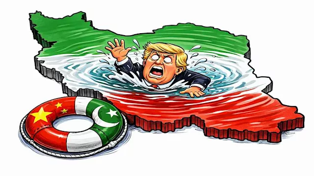 حرب إيران- صورة بالذكاء الاصطناعي