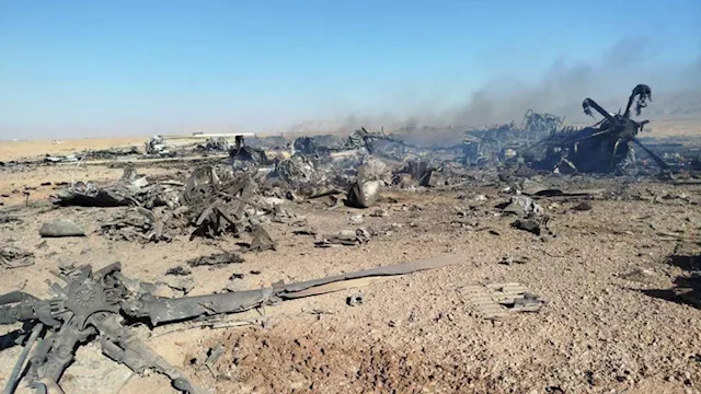 موقع اشتباك الطائرات الأمريكية وحطام الطائرات