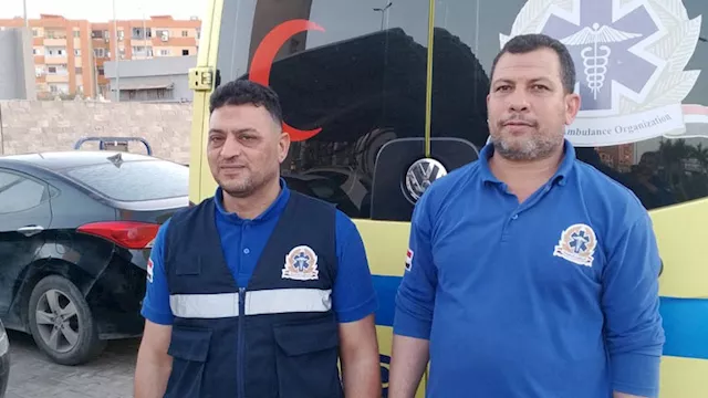 طاقم تابع لهيئة الإسعاف