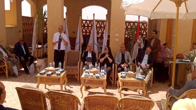 نائب محافظ الوادي الجديد يفتتح مشروعات آفاق التنمو