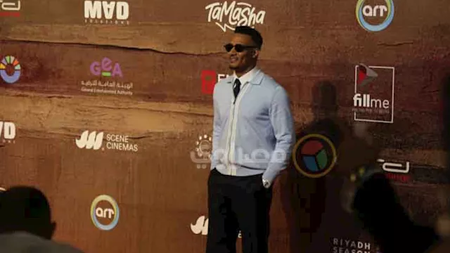 محمد رمضان في العرض الخاص لفيلم أسد