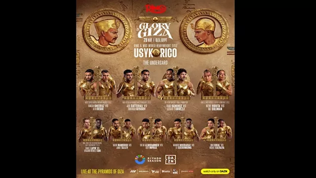 ترقب عالمي لـ Glory in Giza قبل المواجهة المرتقبة