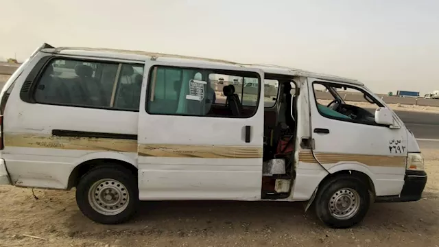 تصادم السيارة بالحاجز الخراسني
