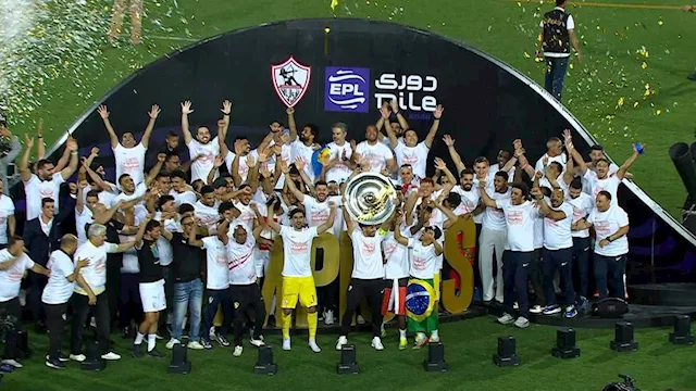 تتويج الزمالك بالدوري المصري