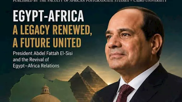 الرئيس السيسي يتصدر غلاف مجلة جامعة القاهرة ''رواف