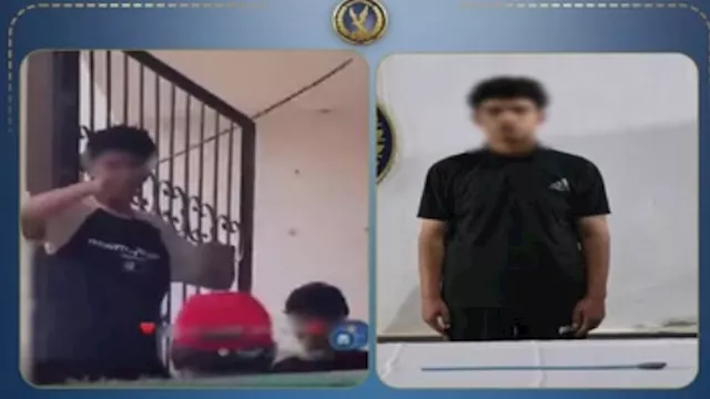 ضبط طالب لوّح بعصا تجاه مدرس
