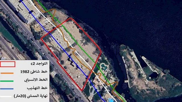 إزالة تعديات أكمل قرطام على نهر النيل بأبو النمرس